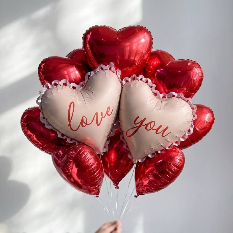 Сет шаров «Love You: сердечное признание»